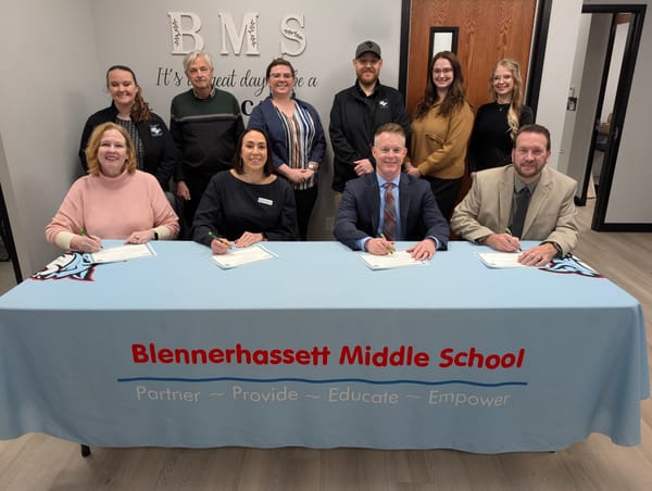 Blennerhassett Middle School and Consumer Credit Counseling Service of the Mid-Ohio Valley Partner Through Chamber’s Partner in Education Program